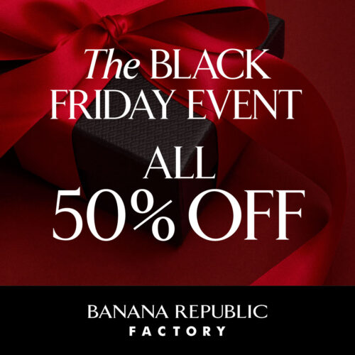 【BLACK FRIDAY EVENT】店内全品50％OFF！