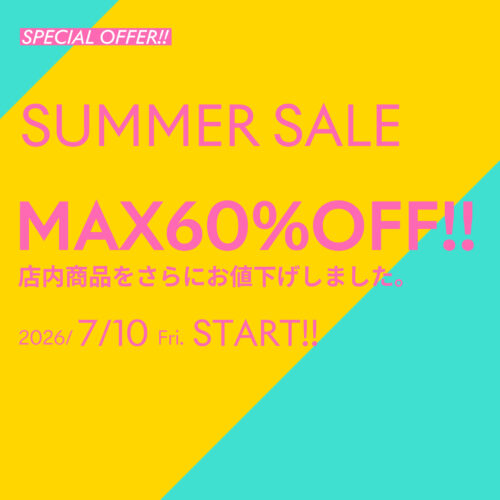 📣 SUMMER SALE開催! 🌴☀️